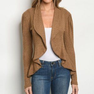 CAMEL CARDIGAN
